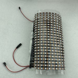 60pixels*30pixels(100cm*50cm)addressable RGB Full Color WS2812B/WS2811 Flexible <strong>LED</strong> Pixel Panel Light DC5V;IP20;BLACK <strong>PCB</strong> - Product Image 5