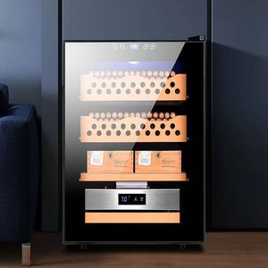 Humidor ซิการ์ไฟฟ้า 50 ลิตรระบบควบคุมความเย็น 3 ชั้นความจุ 400 เม็ดไม้กล่อง Humidor - Product Image 2