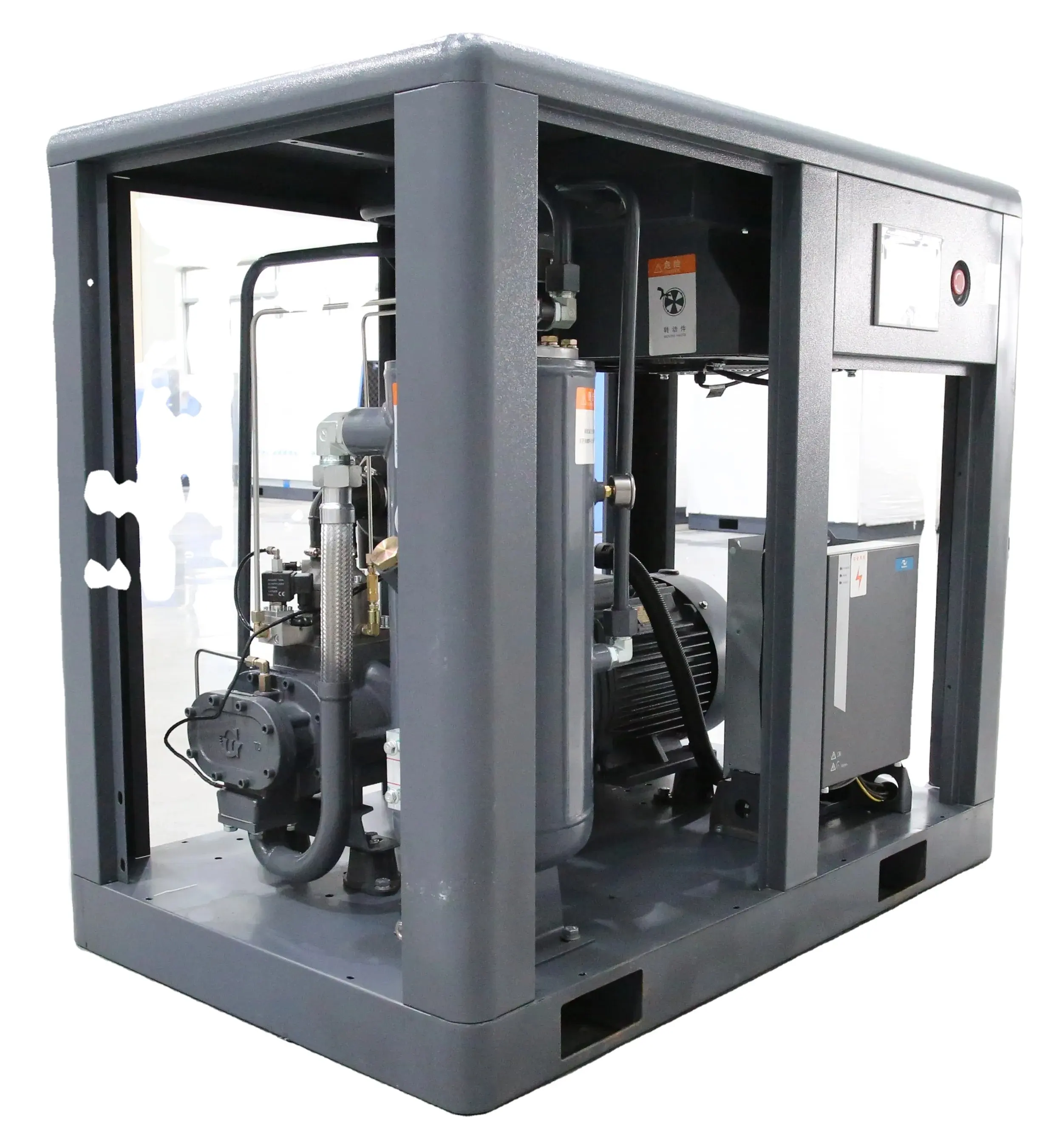 Compresor de aire Langair 55kw compresor de aire sin aceite VSD lubricación de agua tornillo compresor de aire para la venta
