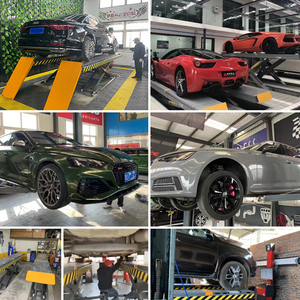 Juego combinado de elevador de coche de 4 postes, máquina de alineación de ruedas 3D, juego completo, equilibrador de ruedas, cambiador de neumáticos para reparación de taller - Product Image 3