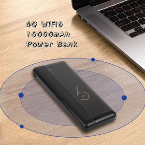 Kunden spezifische Esim Portable Wifi6 4G Mifi Router Unterstützung 16 Geräte für den Tourismus Wi-Fi Markt mit 10000mAh Power Bank Batterie