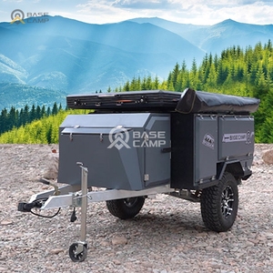 ATV Caravan remolque camiones de Caravan basculante cắm trại Caravan với năng lượng mặt trời Trailer nhỏ techo Para 2 personas - Product Image 6