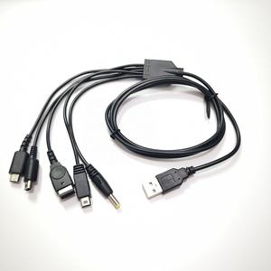 1.2M kablo hızlı şarj 5 In 1 USB şarj aleti kordon oyun tel için Nintendo yeni 3DS XL NDS Lite NDSI LL Wii U GBA PSP konsolu - Product Image 3