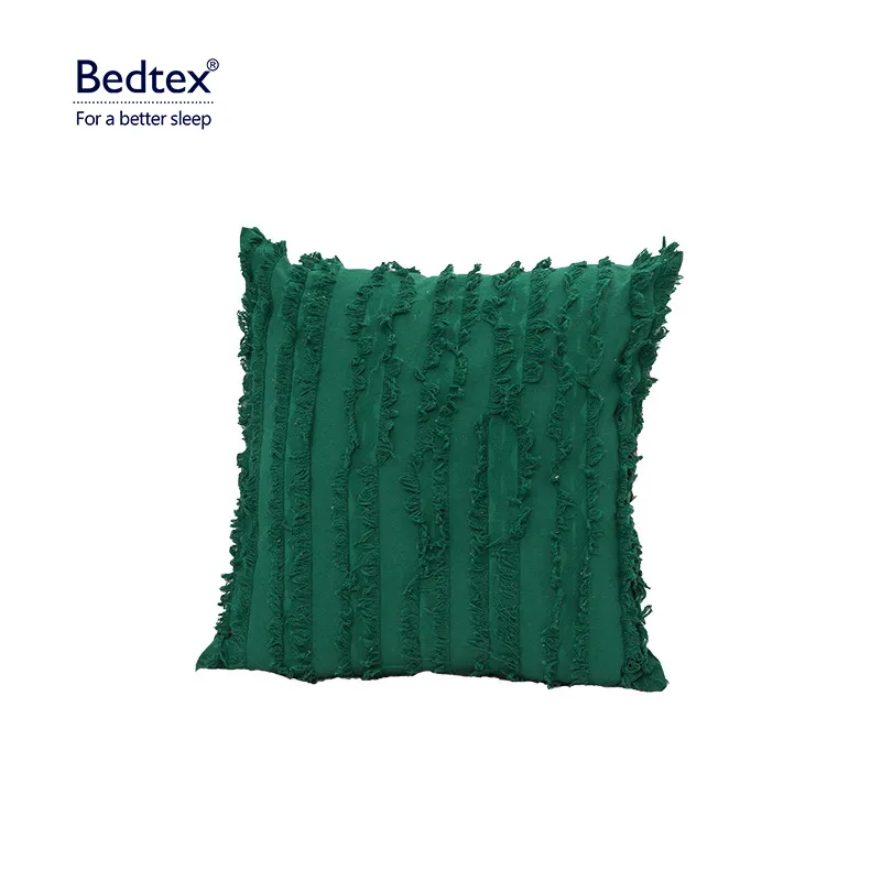 Tempat grosir beberapa warna Solid sarung bantal Internal ritsleting gaya Modern untuk tempat tidur sarung bantal