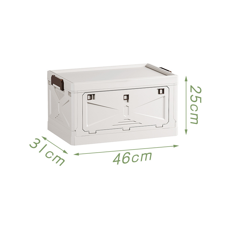 Small flat-top white folding case