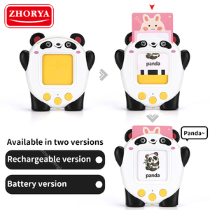 Zhorya 224 Pcs <strong>Panda</strong> Repeat Record Reading Flash Card Kids Early Interactive Educational Children <strong>Learning</strong> Games <strong>Machine</strong> Toys - Product Image 4
