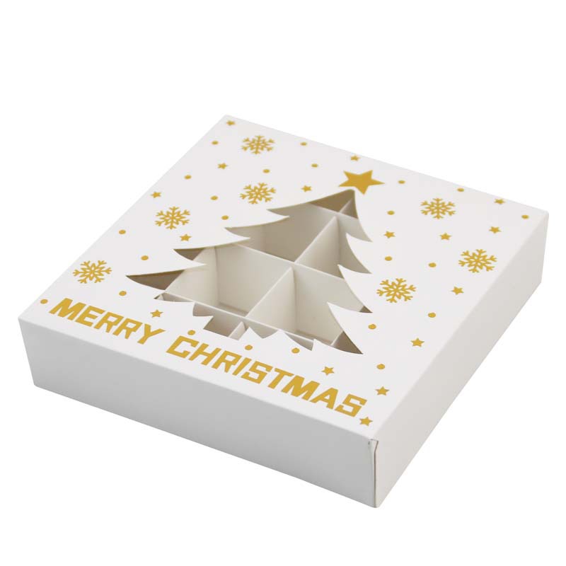 Boîte de chocolat-arbre de noël