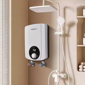 Siêu mỏng công nghệ cao tiết kiệm tiền Cải Cách mới 3.5kW 110V điện tankless Máy nước nóng với máy bơm - Product Image 3