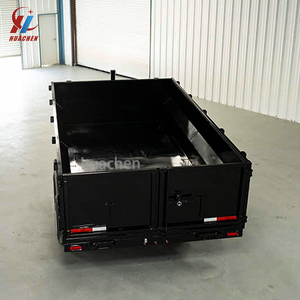 串联9k轴 (单轮) 18k lb GVWR高性能保险杠拉式自卸拖车 - Product Image 5