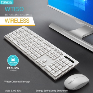 Combinación de teclado y ratón inalámbricos de tamaño completo de 2,4G Operación mecánica para computadora/computadora portátil/Windows/Mac con bastante clic - Product Image 5