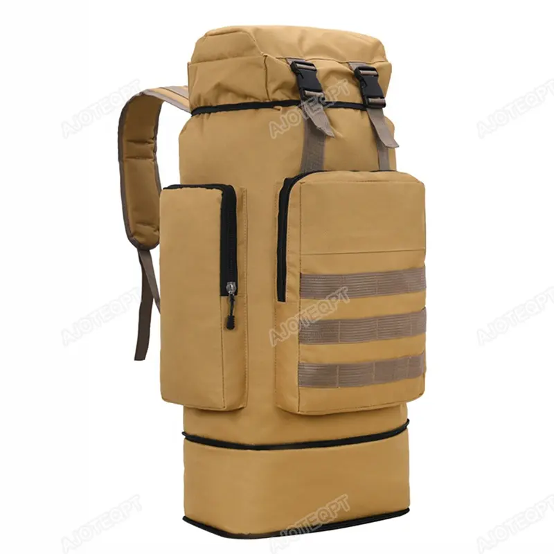 Ajuteqpt – sac à dos de Sport multifonctionnel étanche 70l grande capacité en tissu Oxford de montagne voyage randonnée en plein air