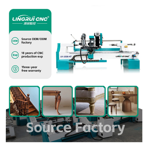 Werkseitige automatische Holz drehmaschine CNC-Holz drehmaschine Automatisches Be-und Entladen China Wood Working Dreh drehmaschine mit CE - Product Image 1