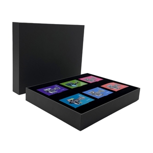 Customized Luxury Rigid Cardboard <strong>Box</strong> with High Quality Black Lid and Base <strong>Box</strong> for Card Collection Gift <strong>Box</strong> - Product Image 3