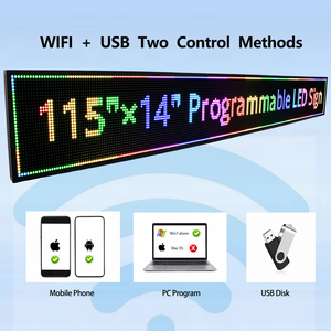 Programmier bares P10-LED-Scrolling-Textzeichen für öffentliche Geschäfts räume im Freien LED-Text anzeige Scrolling-Werbe ausrüstung - Product Image 3