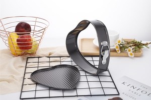 Buckle Cake Mold <strong>Baking</strong> Tray Tool Round-centered Square <strong>Baking</strong> Mold Chiffon Mousse <strong>Suit</strong> Set with Movably Bottom - Product Image 4