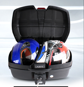 JDR Brand 45L Capacity Motorcycle Top Box <strong>Trunk</strong> with PP Material and LED Light, Model 698 From China