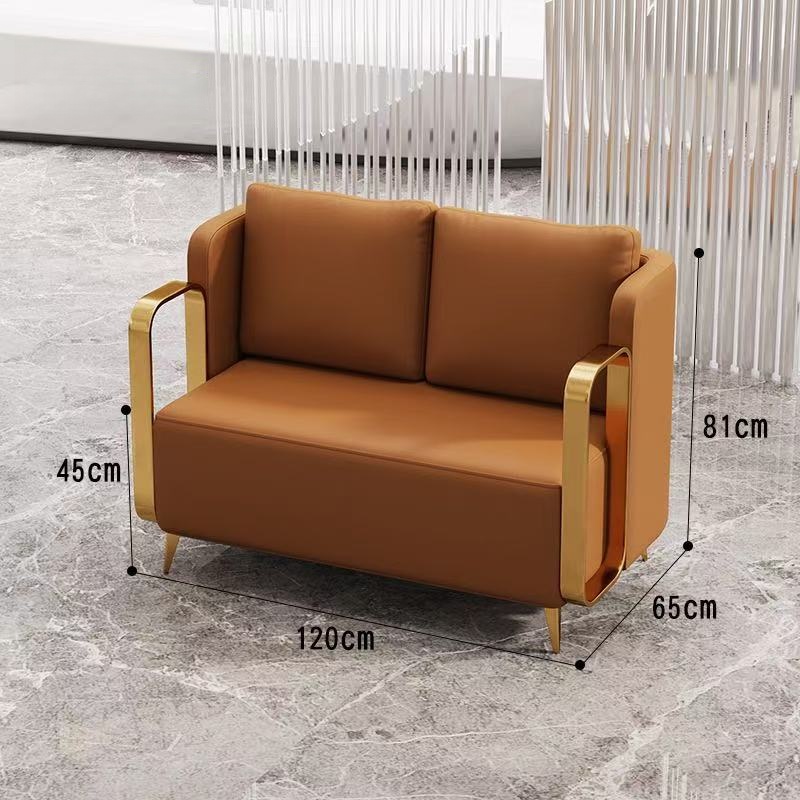 Cabina de doble asiento color bronce