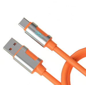 Toptan 6A Bold dijital ekran 120W silikon veri kablosu dayanıklılık otomatik kapanma ile 1M tip-c Usb şarj aleti kablo - Product Image 1