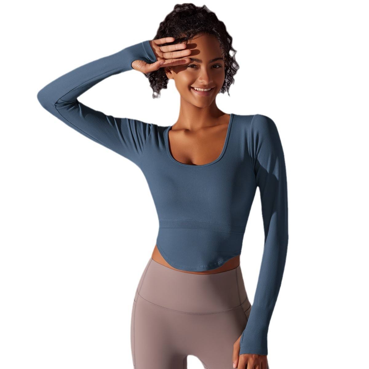 6636 Long Sleeve-White