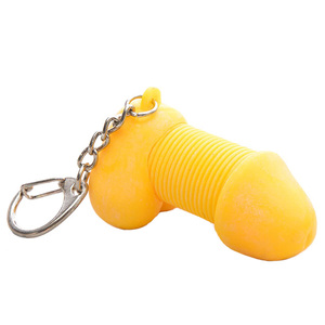 Özel yapmak komik anahtarlık plastik penis şekli oyuncak anahtarlık erkek parti iyilik - Product Image 6