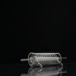 Tùy chỉnh trong suốt ống thủy tinh thạch anh condenser cuộn dây thạch anh ngưng tụ ống cho phòng thí nghiệm - Product Image 1