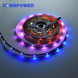 RGB5050 Digital striscia 30LEDS/M integrato IC SK6812 5050 WS2812B striscia di colore 5050RGB 5V indirizzabile striscia Led RGB produttore - Product Image 5