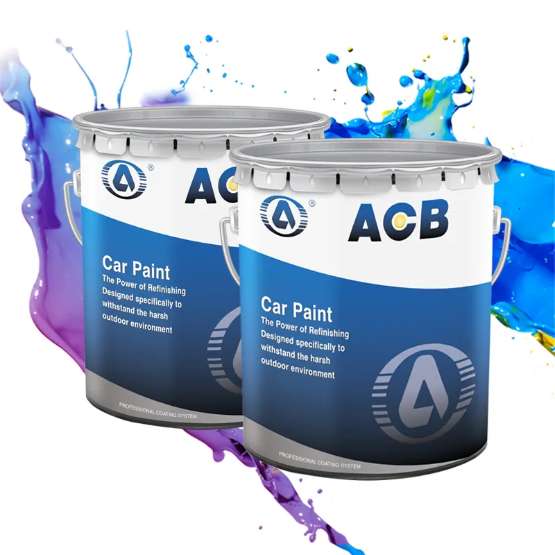 Casaco claro ACB Auto Paint China Melhor Fornecedor 2K Primer Epóxi Rápido Secagem Tempo Tinta Automotiva