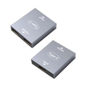 USB CオスからデュアルUSB CメスアダプターUSB C PD PowerbankラップトップコネクタDC出力携帯電話アクセサリー用 - Product Image 1