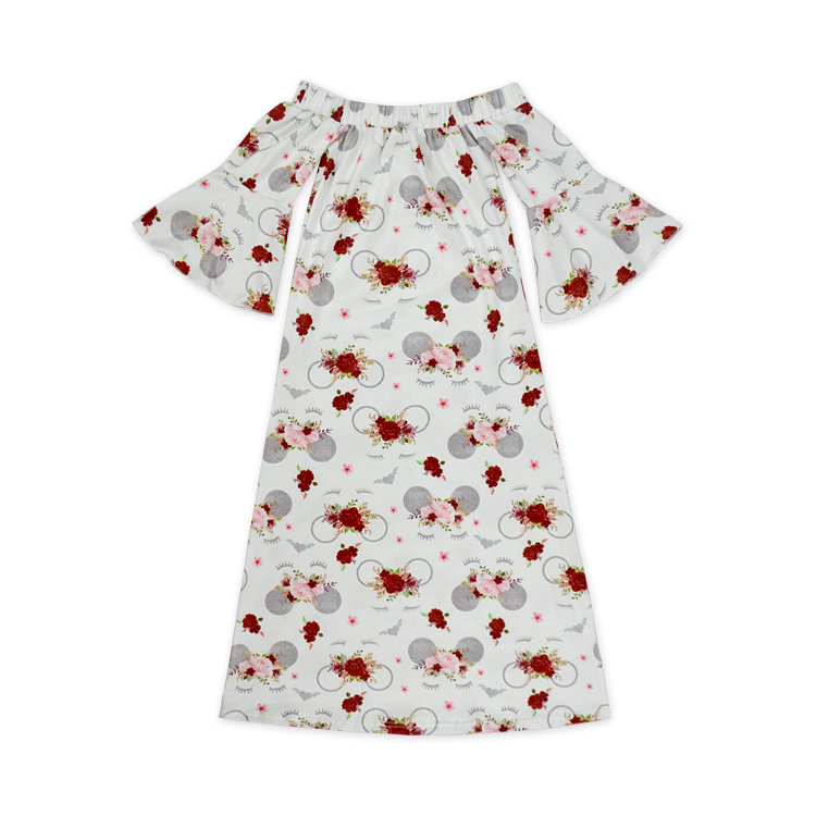 Vestido con hombros descubiertos 10