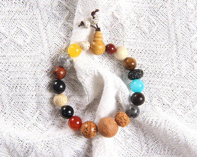 18 Bodhi Beaded Bracelets - Rosary Blessing Beads Bracelet