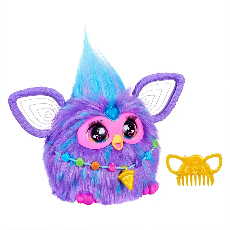 Op Maat Gemaakte Beste Prijs Furbys Paars, 15 Mode-Accessoires, Interactieve Knuffels Voor 6-jarige Meisjes & Jongens & Up, Stem