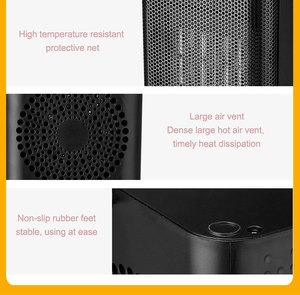 Tilt ve aşırı ısınma koruması ile 1200W elektrikli ısıtıcı PTC seramik Fan ısıtıcı küçük masa seramik ısıtıcı - Product Image 5