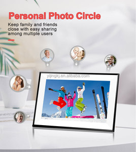 Wifi Network Digital Video Photo Frame Touch Screen LCD Clock MP4 Plays <strong>AVI</strong> Records Pictures - Product Image 4