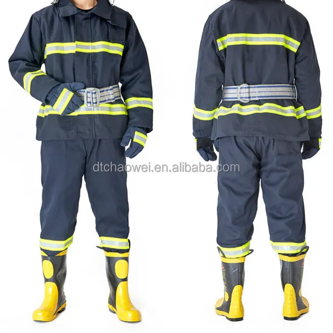 EN469 tuta da vigile del fuoco abbigliamento ignifugo uniforme