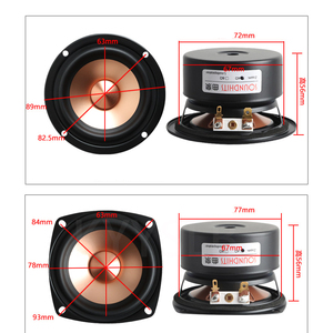 KYYSLB 20W 3 Polegada Speaker Driver <span class=keywords><strong>Unit</strong></span> Fever HIFI Full Frequency Amplificador De Som De Áudio Em Casa Diy Unidade Altifalante
