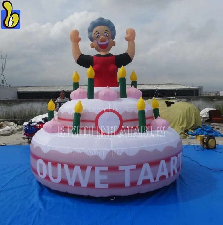 Personalizzato Gigante Del Partito Gonfiabile Torta Di Compleanno Palloncino Per La Nonna