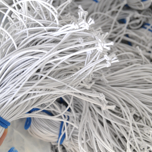Custom Round Hang Tag <strong>String</strong> Knotted Stretch <strong>Loops</strong> Latex <strong>Elastic</strong> Slip-knot <strong>Elastic</strong> <strong>Loop</strong> for Tags Cords