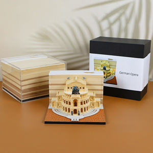Factories 3D <strong>Memo</strong> Pad Custom Sticky Notes Building <strong>Block</strong> <strong>Notepads</strong> <strong>Cube</strong> Home Luxury Decoration Customized Corporate Gift Items - Product Image 6