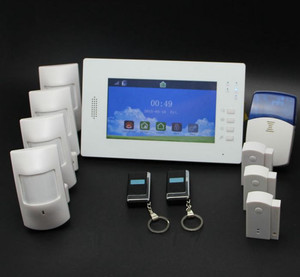 7 Inch Touch Screen GSM/PSTN Auto <strong>Dialer</strong> Alarm <strong>System</strong> for Home <strong>Automation</strong> Security - Product Image 1