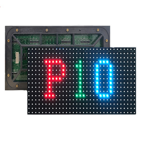 P10 полноцветный Rgb фиксированный светодиодный цифровой рекламный экран P10 Светодиодный модуль