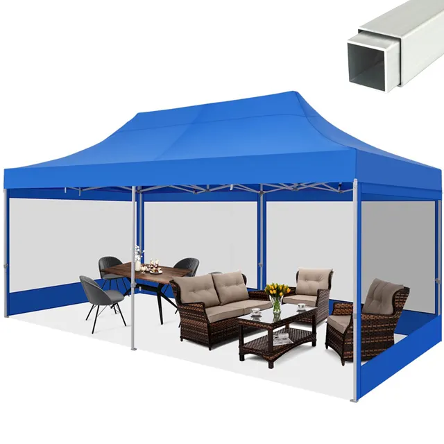 Customize advertising canopy tent 1020 aluminum frame  folding popular outdoor camping gazebo canopy display awning for events