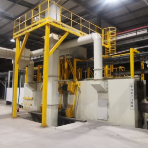 Large-Sized Roller Conveyor Shot <strong>Blasting</strong> Machine with Engine Motor Pump-for Cleaning Longer Parts Deflashing Burnishing - Product Image 4