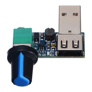 USB-контроллер скорости вентилятора, бесступенчатый Регулируемый контроллер скорости вентилятора, модуль регулятора скорости - Product Image 2