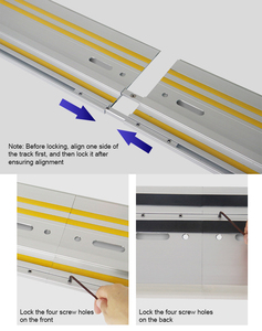 Multiusos profesional con herramientas de carpintería deslizantes, cortadora eléctrica de madera, sierra Circular de pista cortada y riel de guía - Product Image 3