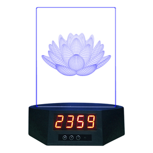 Modern Decorative <strong>Time</strong> Clock <strong>Lamp</strong> LED Night Light Sensor Light for Home - Product Image 4