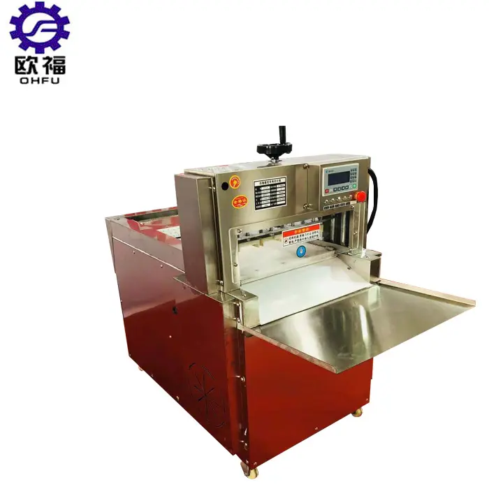 Hot Sale Meat Slice Frozen Meat Slicer Six Rolls Automatic Beef Mutton Slicer Automatic commercial Meat Slicer For Beef