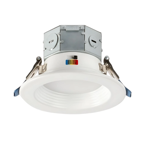 天井灯ETL 4 "バッフルレシックダウンライト統合LEDライト9W 5CCTクイック/イージーキャンレス設置 - Product Image 1