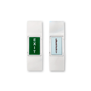 Mini Size Plastic Door Release <strong>Exit</strong> <strong>Button</strong> 12v Emergency <strong>Exit</strong> <strong>Push</strong> <strong>Button</strong> for Access Control - Product Image 1