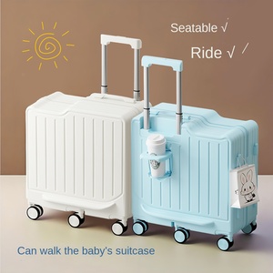 Vali kéo trẻ em kiểu hoạt hình 6 bánh xe bằng chất liệu neoprene chống thấm nước, có khóa và tay cầm mềm - Product Image 2