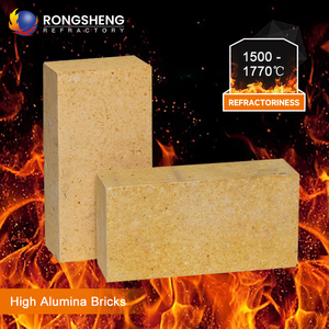 Rongsheng nhiệt độ cao lò gạch chịu lửa 1750c chống cháy cao alumina cách nhiệt gạch lửa với tùy chỉnh - Product Image 1
